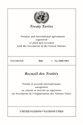 Treaty Series 3144 (English/French Edition)
