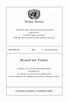Treaty Series 3161 EnglishFrench Edition