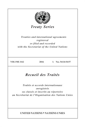 Treaty Series 3162 EnglishFrench Edition