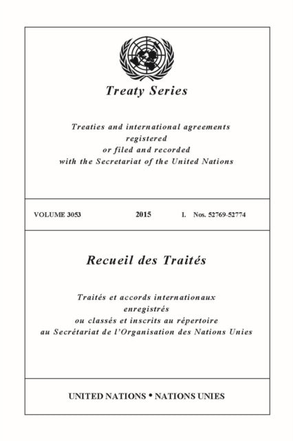 Treaty Series 3053 (English/French Edition)