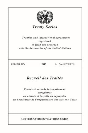 Treaty Series 3054 (English/French Edition)