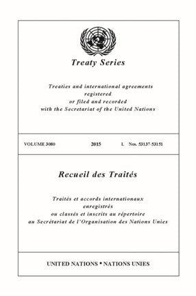 Treaty Series 3080 (English/French Edition)