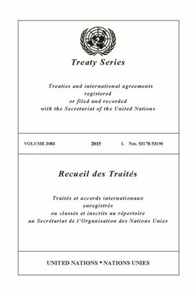 Treaty Series 3083 (English/French Edition)