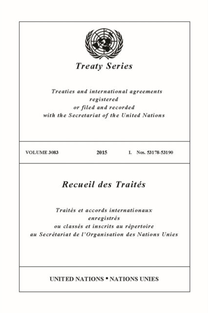 Treaty Series 3083 (English/French Edition)