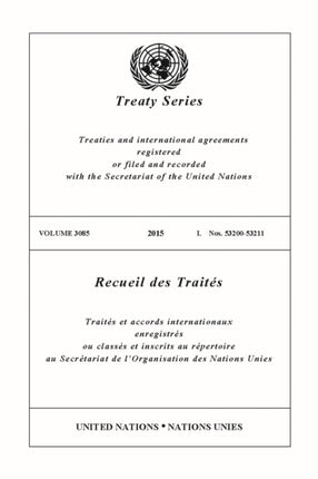 Treaty Series 3085 (English/French Edition)