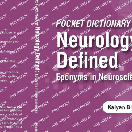Pocket Dictionary Neurology Defined: Eponyms in