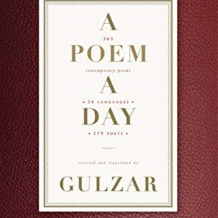 A Poem a Day:: 365 Contemporary Poems 34 Languages 279 Poets