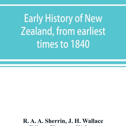 Early history of New Zealand, from earliest times