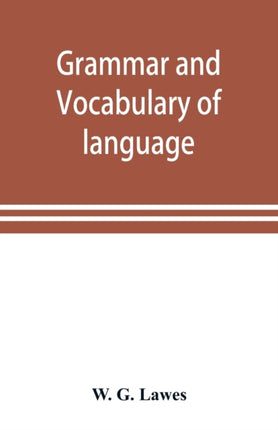 Grammar and vocabulary of language spoken by Motu