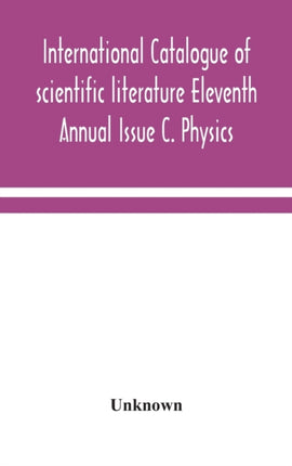 International catalogue of scientific literature