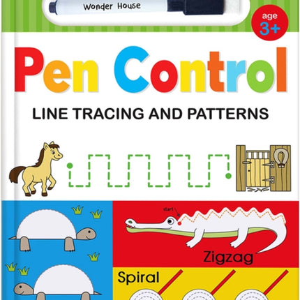 My Big Wipe and Clean Book of Pen Control for Kids Line Tracing and Patterns