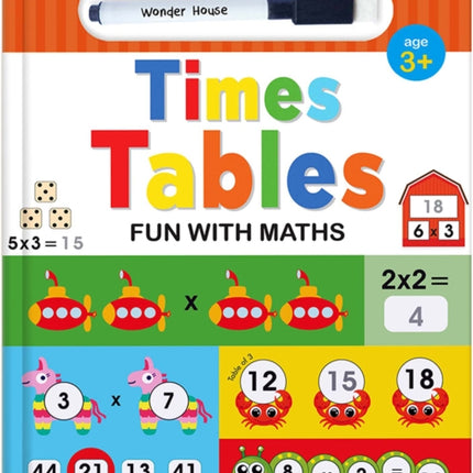 My Big Wipe and Clean Book of Times Tables for Kids Fun with Maths