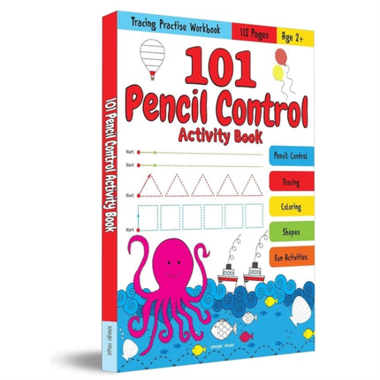 101 Pencil Control Activity Book for Kids Tracing