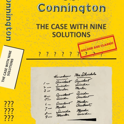 The The Case With Nine Solutions