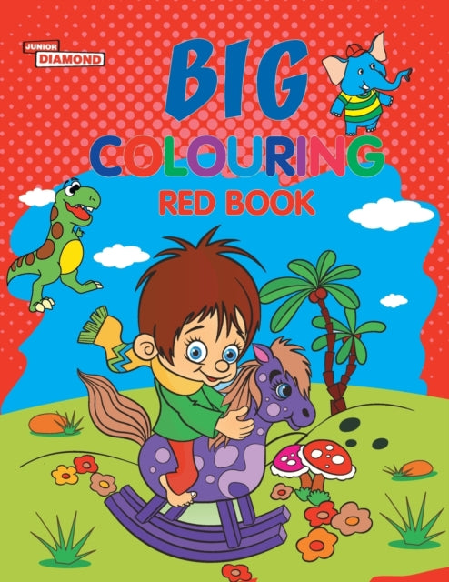 Big Colouring Red Book for 5 to 9 Years Old Kids| Fun Activity and Colouring Book for Children