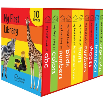 My First Library: Boxset of 10 Board Books for