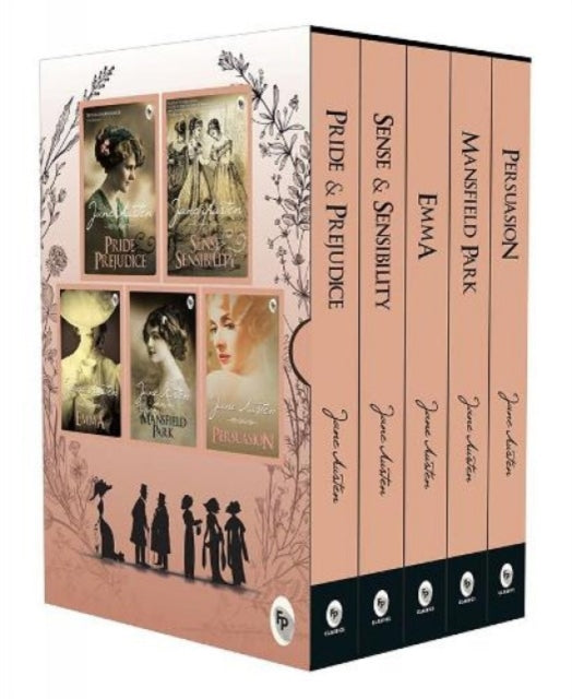 Greatest Works of Jane Austen: Set of 5 Books