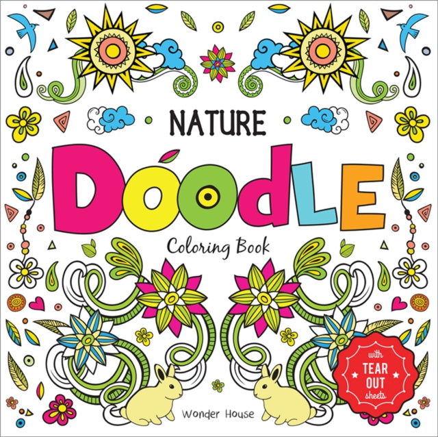 Nature Doodle Coloring Book