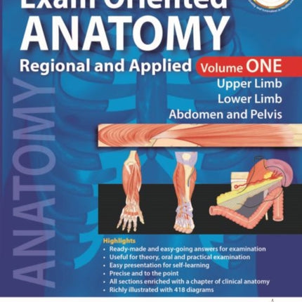 Exam Oriented Anatomy Regional and Applied (Volume 1)