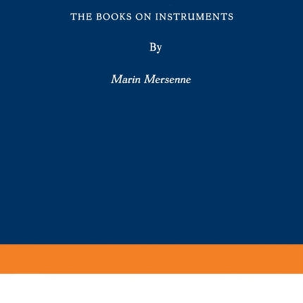 Harmonie Universelle: The Books on Instruments