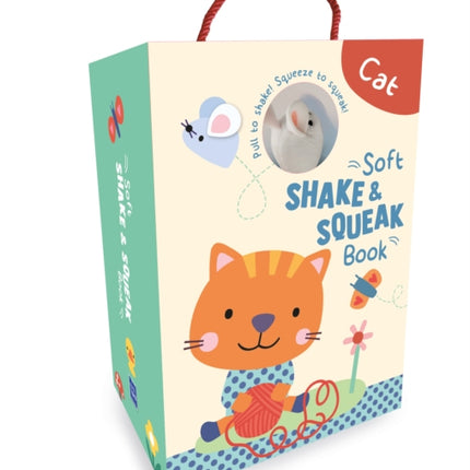 Cat Soft Shake  Squeak Book