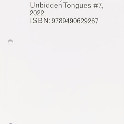 Unbidden Tongues 7 Continuity Girl