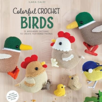 Colorful Crochet Birds