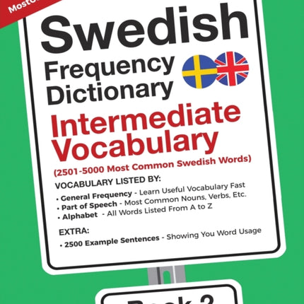 Swedish Frequency Dictionary - Intermediate Vocabulary: 2501-5000 Most Common Swedish Words