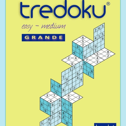 Tredoku Easy Medium GRANDE Book 1