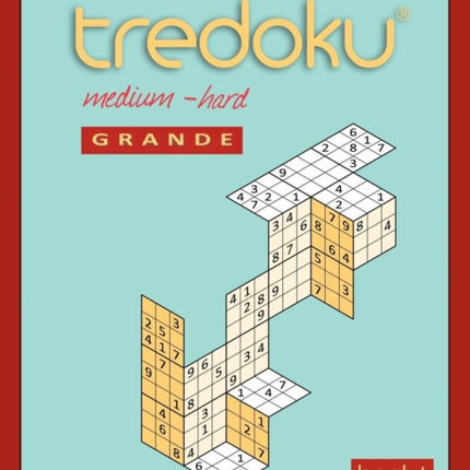 Tredoku Medium Hard GRANDE Book 1