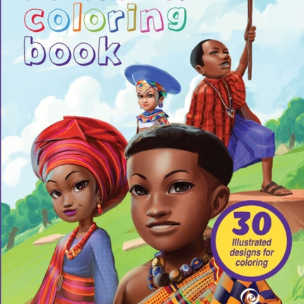 African Attire Coloring Book