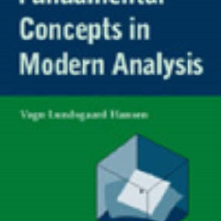 Fundamental Concepts In Modern Analysis