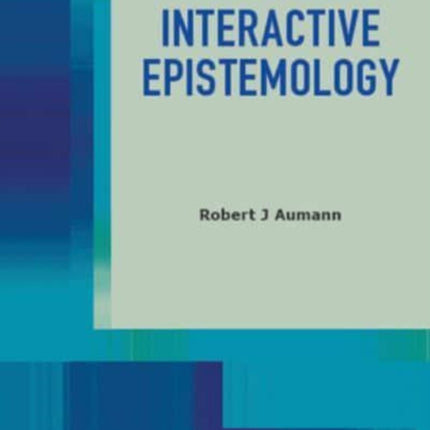 Interactive Epistemology