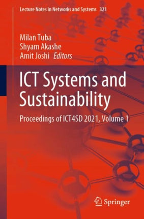 ICT Systems and Sustainability: Proceedings of ICT4SD 2021, Volume 1