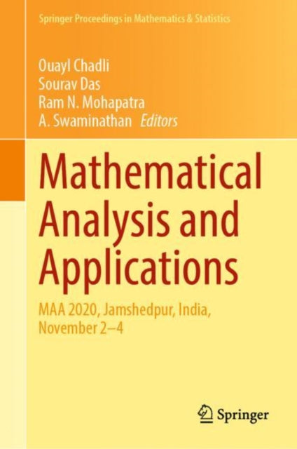 Mathematical Analysis and Applications: MAA 2020, Jamshedpur, India, November 2–4