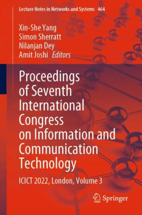 Proceedings of Seventh International Congress on Information and Communication Technology: ICICT 2022, London, Volume 3