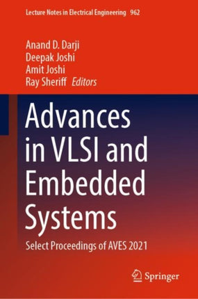 Advances in VLSI and Embedded Systems: Select Proceedings of AVES 2021