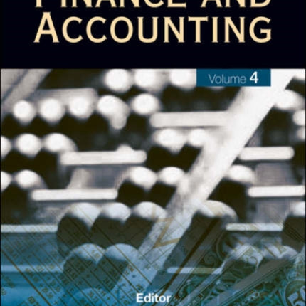 Advances In Quantitative Analysis Of Finance And Accounting (Vol. 4)