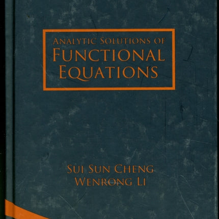 Analytic Solutions Of Functional Equations