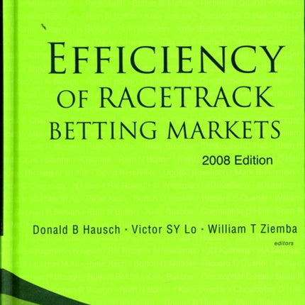 Efficiency Of Racetrack Betting Markets (2008