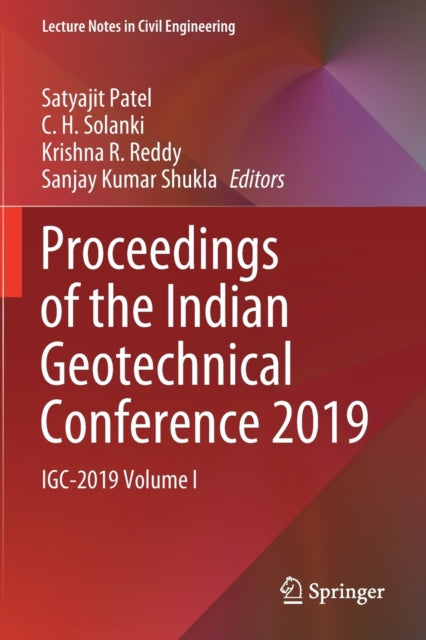 Proceedings of the Indian Geotechnical Conference 2019: IGC-2019 Volume I