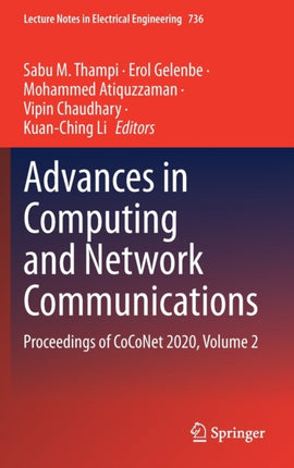 Advances in Computing and Network Communications: Proceedings of CoCoNet 2020, Volume 2