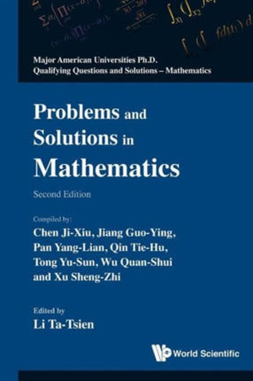 Problems And Solutions In Mathematics (2nd