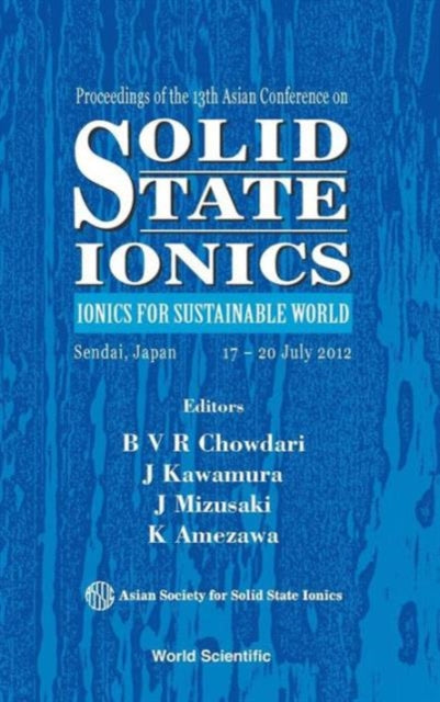 Solid State Ionics: Ionics For Sustainable World