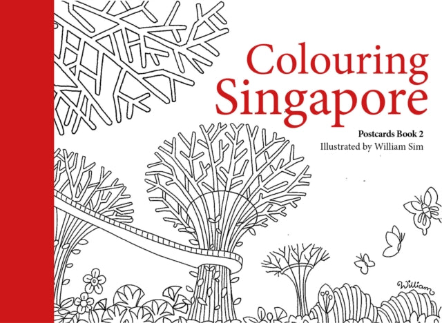 Colouring Singapore Postcard: Book 1