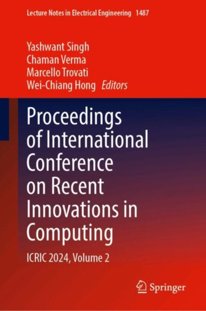 Proceedings of International Conference on Recent Innovations in Computing