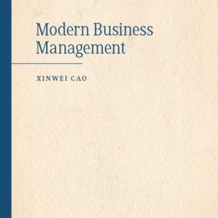 Modern Business Management