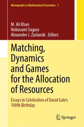 Matching Dynamics and Games for the Allocation of Resources