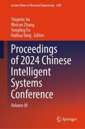Proceedings of 2024 Chinese Intelligent Systems