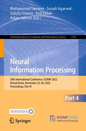 Neural Information Processing: 29th International Conference, ICONIP 2022, Virtual Event, November 22–26, 2022, Proceedings, Part IV